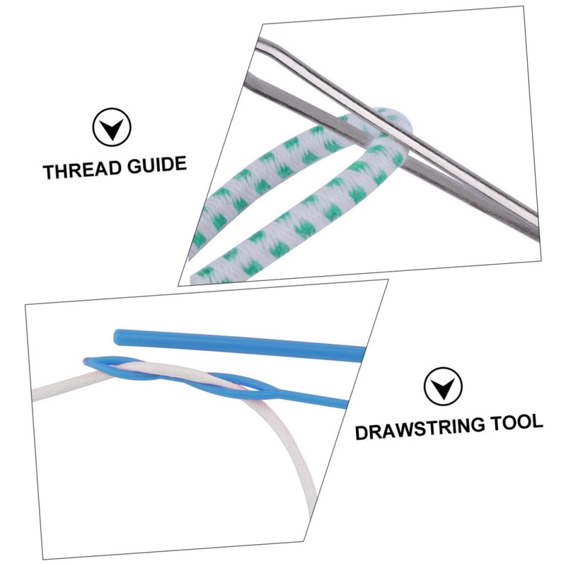 Operitacx 3sets Belt Threader Elastic Threader Easy Thread Needle Flex