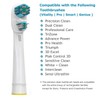 8 Pack Replacement Brushes for Oralb Dual Clean Replacement Heads