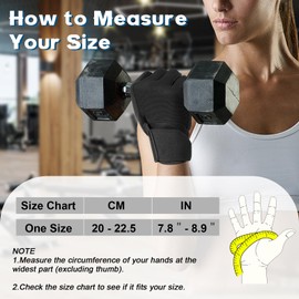 Amrules Workout Gloves for Men and Women Breathable and Comfortable Exercise Gloves with Wrist Support for Weightlifting, Cycling, Rowing and Gym Training, Black