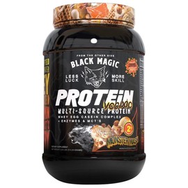 Black Magic Multi-Source Protein - Whey, Egg, Casein Complex with Enzymes & MCT's Keto, Low Sugar Pre/Post Workout (25 servings) Healthcare Milk - Flavor: Fruit Whirls