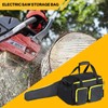 HTZSSON Chainsaw Case, Chainsaw Storage Bag for DEWALT, EGO, Greenworks,