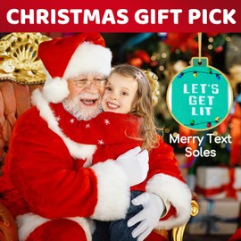 Zmart Christmas Gifts Ideas for Kids - Holiday Socks for 10-12 Years Old, Christmas Light Socks, Stocking Stuffers