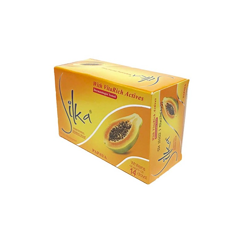 Silka Papaya Soap 4.8 oz (135 g)