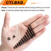 CYLBAQ 360pcs M4 Nuts and Bolts Assorted Set, 6mm to