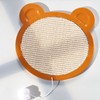 Sisal Cat Scratching Board Cartoon Cute Bear Head Shape Grinding