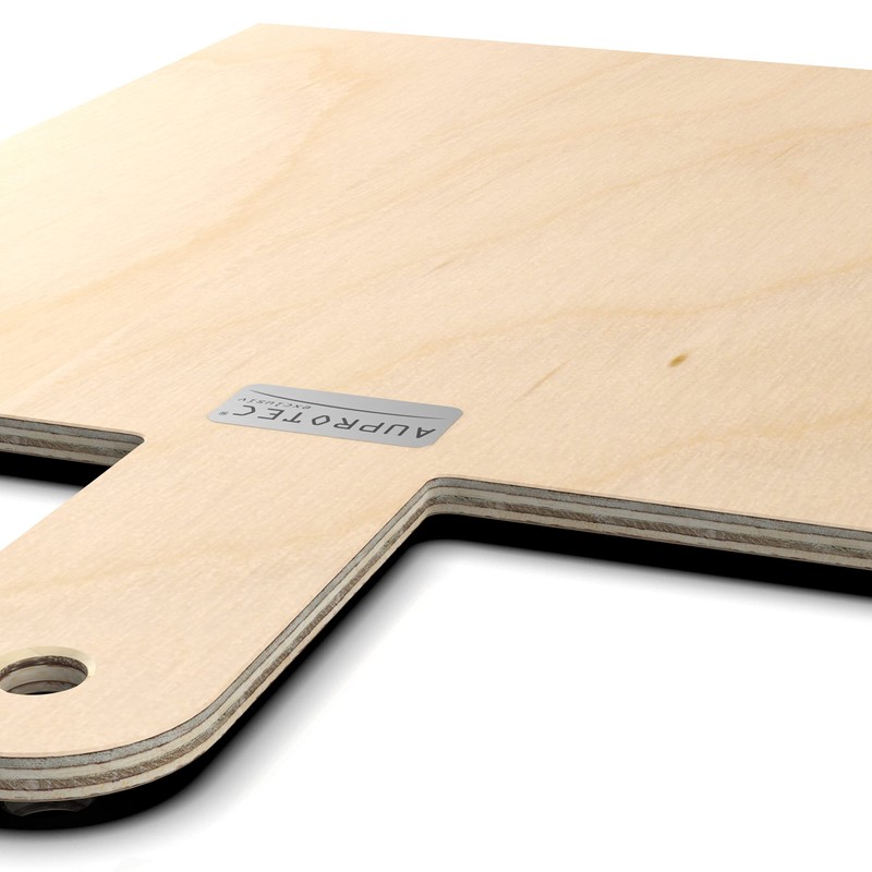 AUPROTEC Danny Wooden Pizza Shovel Pizza Board Birch Polished Set