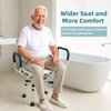 Swive Shower Chair with Arms and Back, 500 lbs Heavy