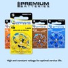 Premium Batteries Size 10 1.45V Hearing Aid Battery Yellow Tab