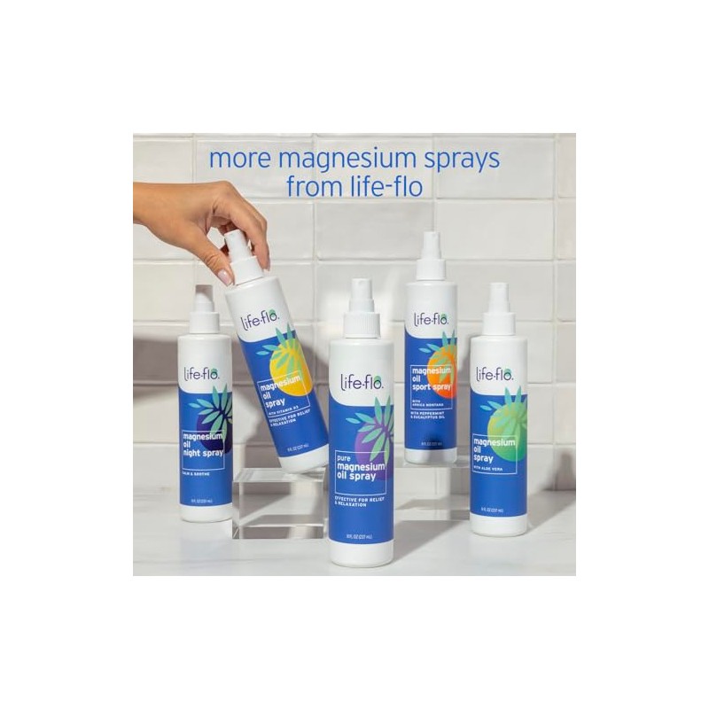 Life-flo Pure Magnesium Oil, 8 Ounce