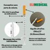 Elimedical Veterinary Use Syringe U-100 0.5ml 29G x 1/2" 100PC