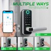 Smart Door Lock, OLUMAT Keyless Entry Door Lock Fingerprint Door