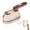 Travel Clothes Steamer, 1200W High-Power Handheld Steam Iron, 2-In-1 Steamer&Iron,
