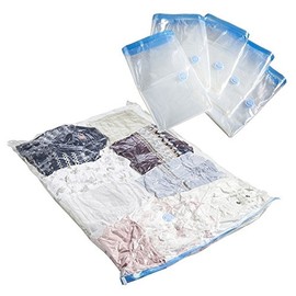 American Comfort Warehouse 100x Quantity Space Saver Storage Dual Double Zipper Extra Tight Seal Bags for Travel, Suitcase, Moving, and Household use in size 35"x28" / 90cm x 70cm