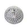 Elegant Designs FM1000-CHR Elipse Crystal 2 Light Ceiling Flush Mount,
