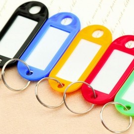 Name Tag for Key Storage Case (1PC) Random Color 19ea