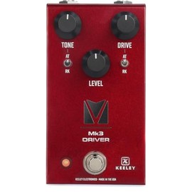 Keeley Mk3 Driver Andy Timmons Full-range Overdrive Pedal - Andy Apple Red, Sweetwater Exclusive