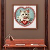 Wooden Puzzles for Adults 500 Piece, Heart Cat Wooden Jigsaw