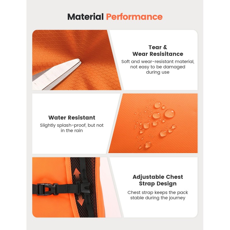 SKYSPER ISHELL16 Flatbar Lightweight Hiking Backpack with RFID Security Daypack