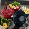 KICHOUSE 4pcs Delicate Smoothie Bowls Multi-Function Salad Accessory Convenient Household