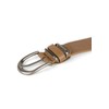 styleBREAKER 03010123 Unisex Belt Plain Colours with Metal on the