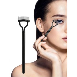 Libre Cepillo Separador De Pestañas Negro Acero Inoxidable