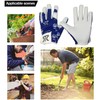 D.C.T Real Leather Goat Skin working gloves (X-Large, Blue)