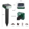 Mole Repellent 10-Pack Solar Powered, Ultrasonic Mole Repellent Outdoor, Patio,