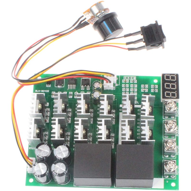 RUIZHI PWM Motor Speed Controller 60A - DC 10-55V 12V