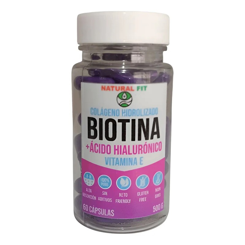 Biotina Ácido Hialunico Vitamina E 60pz
