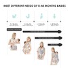SONARIN Ergonomically Breathable Baby Carrier with Hip Seat, Multifunctional Baby