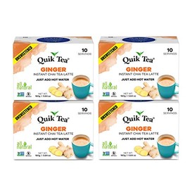 QuikTea Unsweetened Ginger Chai Latte - 40 count