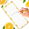 4 Pack Magnetic Notepads for Refrigerator, Grocery List Magnet Pad