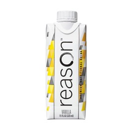 Reason Premium High Calorie Protein Drink - Free of Soy, Gluten, GMO, Artificial Flavors, and Sweeteners - NSF Certified, Lactose-Friendly and Great for Tube-Feeding - Vanilla, 11 oz