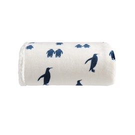 Eddie Bauer - Blanket, Super Soft Reversible Sherpa & Brushed Fleece Bedding, Throw Blankets for Couch, Ideal for Lounging (Emperor Penguin)