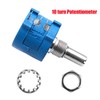 10-Turn 3590S-2-103L 10K Wirewound Precision Potentiometer, Precision Multi-Turn Coiled Potentiometer