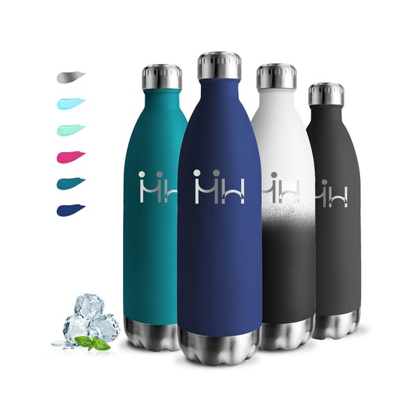 Stainless Steel Drinking Bottle, 1 Litre, BPA-Free, Double-Walled, Thermos Flask,