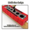 Drill Guide, 2/4/6/8/10/12mm Drill Block Accessories,Professional Locator Doweling Jig,Drill Guide