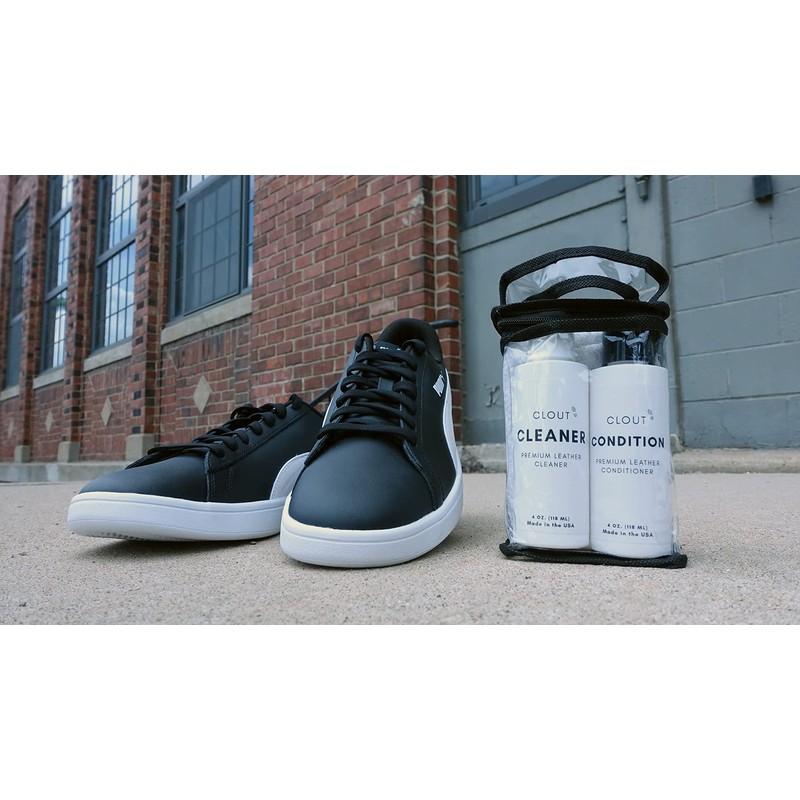 CLOUT Kit de cuidado de tenis de cuero de primera