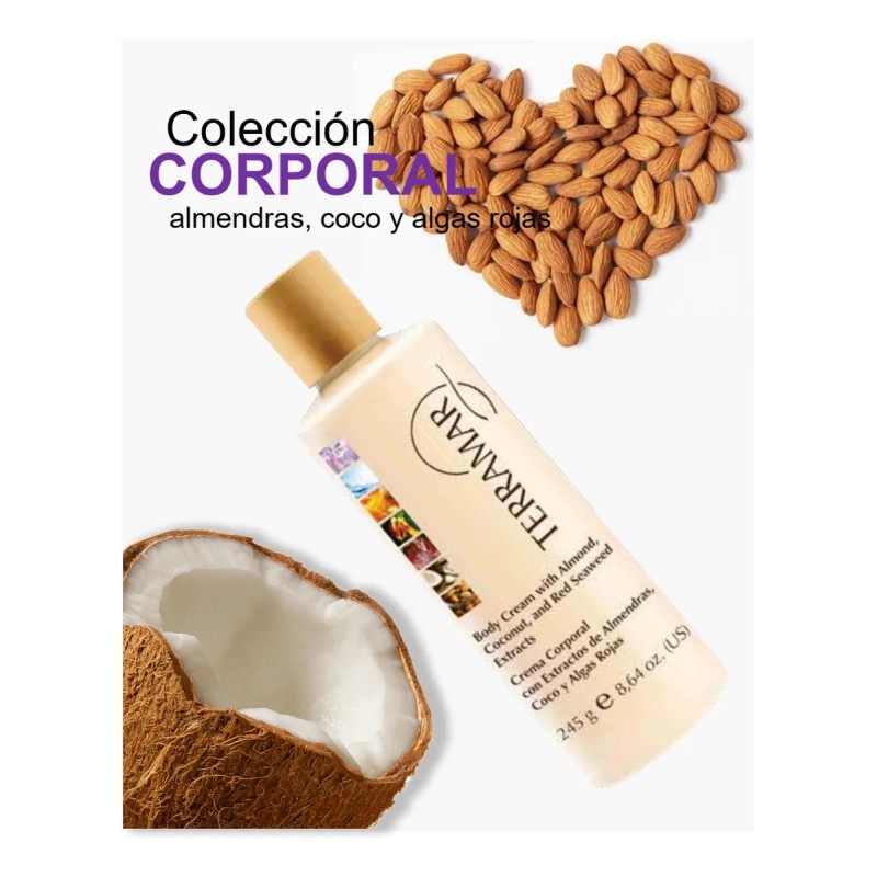 Crema Corporal Humectante Coco Almendra Algas Terramar 245