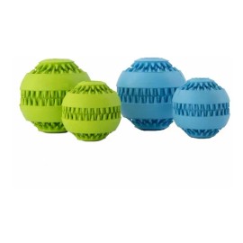 Comedero Pelota Para Perro Mr Wuff Juguete Rellenable Caucho Natural 6cm Verde