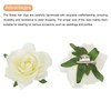 MECCANIXITY 5 Pcs Rose Flower Hair Clips 4 Inch Flower