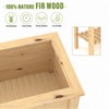 Elevens Raised Garden Bed Outdoor, Standing Wood Raised Garden Boxes
