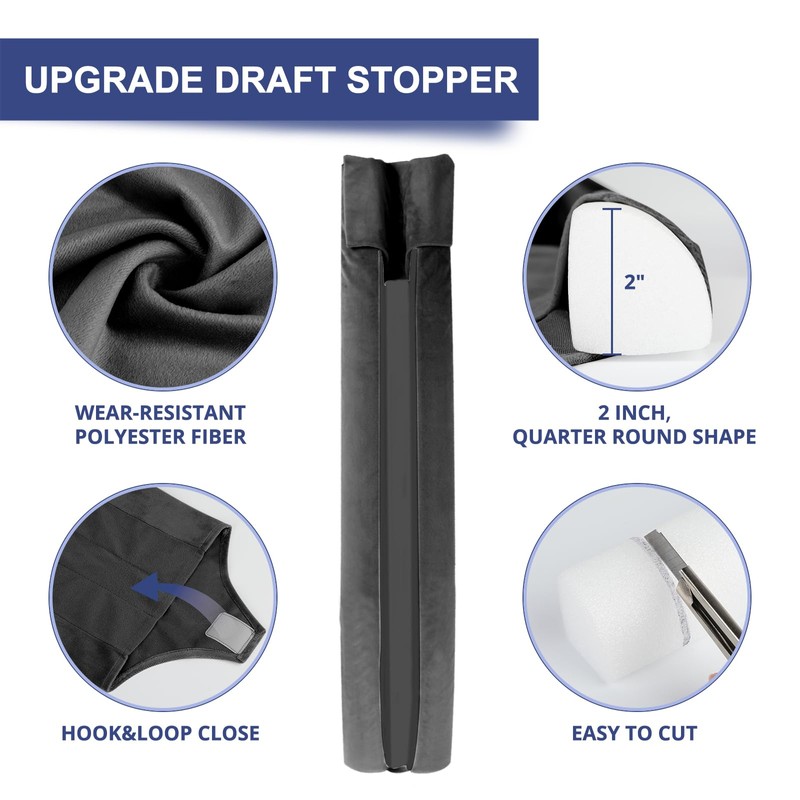 HADOR Door Draft Stopper for Bottom of Door, 36 Inch