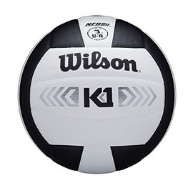 WILSON Sporting Goods K1 Silver Volleyball - Blue/White (WTH1895B3ID)