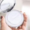 FRCOLOR Makeup Powder Puff 2pcs Plastic Empty Makeup Loose Powder