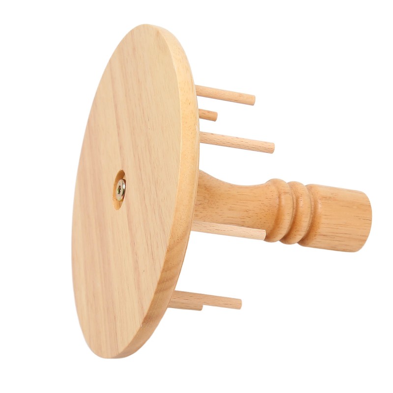 Wooden Thread Holder Rack 8 Spools Beech Wood Bobbin Holder