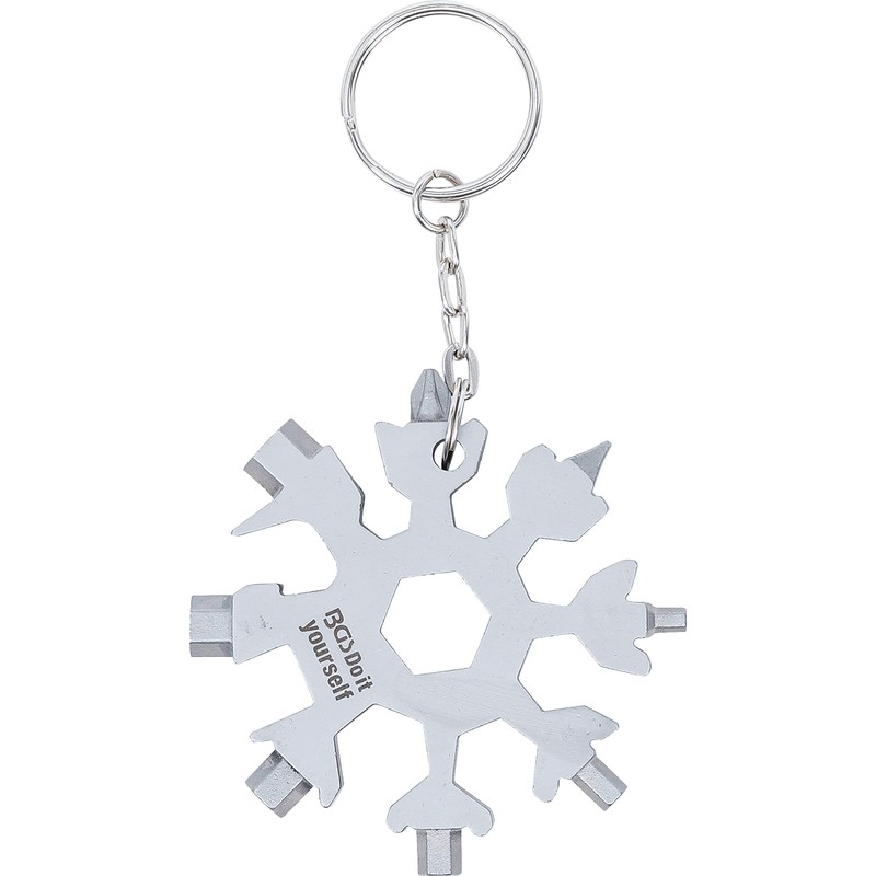 BGS Diy 85880 | Multifunctional Tool | Snowflake | 18-in-1