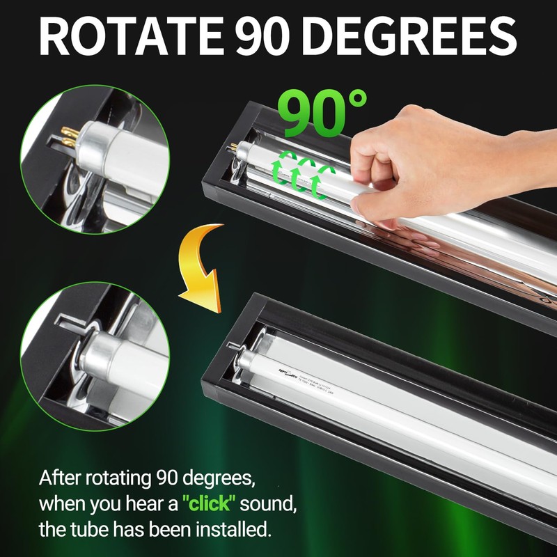 REPTI ZOO UVB Reptile Light, New Version T5 HO UVB