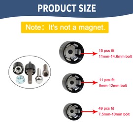 Motorcycle Bolt Covers Flat Toppers Head Bolt Caps Kit Fit for Harley 2007-2016 Touring FLT FLH Electra Glide Road Glide Street Glide Road King (Pack of 75) (Black White)