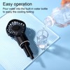 Portable Handheld Misting Fan, ABS 4 Adjustable Wind Speeds Rechargeable